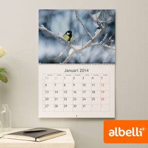 Jaarkalender 2014 met Eigen Foto's - Dubbel A3 van 42