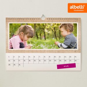 Jaarkalender 2014 met Eigen Foto's - Liggend A3 van 42x29