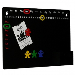 Magnetisch notitiebord Boy & Girl Zwart