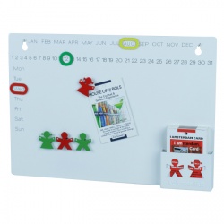 Magnetisch notitiebord Boy & Girl Wit