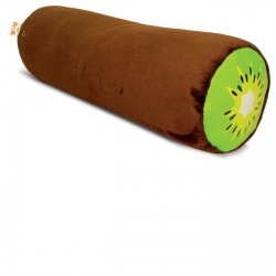 Rol kussen fruit kiwi bruin