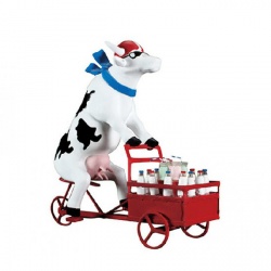 Cow Parade Lait triporteur (medium)