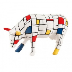 Cow Parade Moondrian (medium)