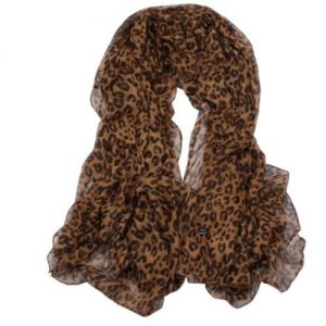 Leopard scarf