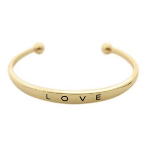 Love bangle goud