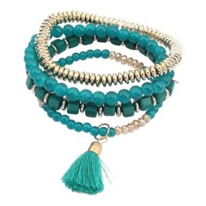 Bohemian armcandy green