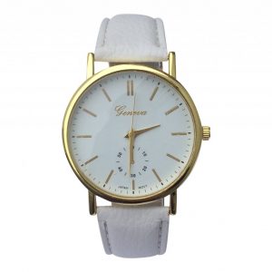 Classy White Horloge