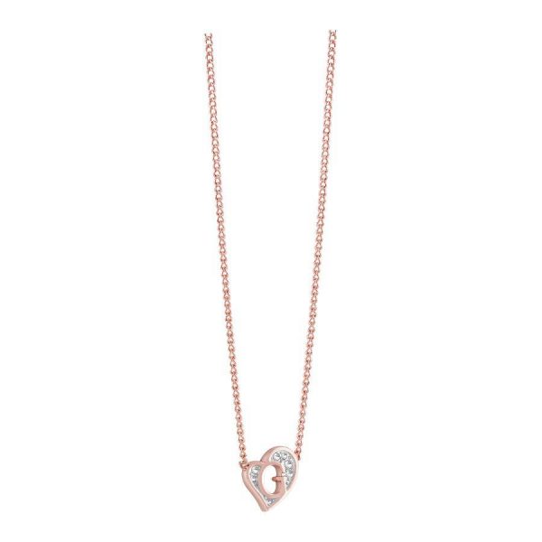 G heart rosé goud ketting UBN71538