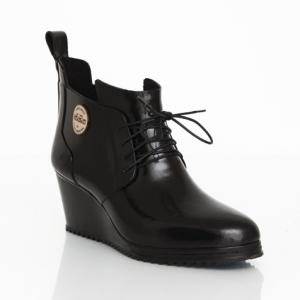 Lace-up Shoe Black