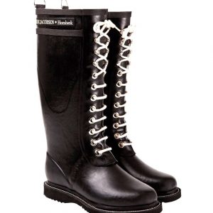 Long Rubberboot Zwart