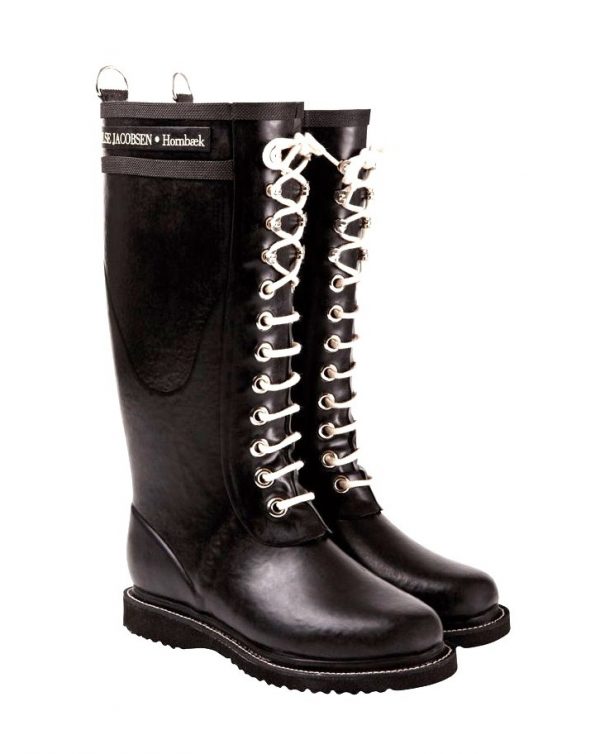 Long Rubberboot Zwart